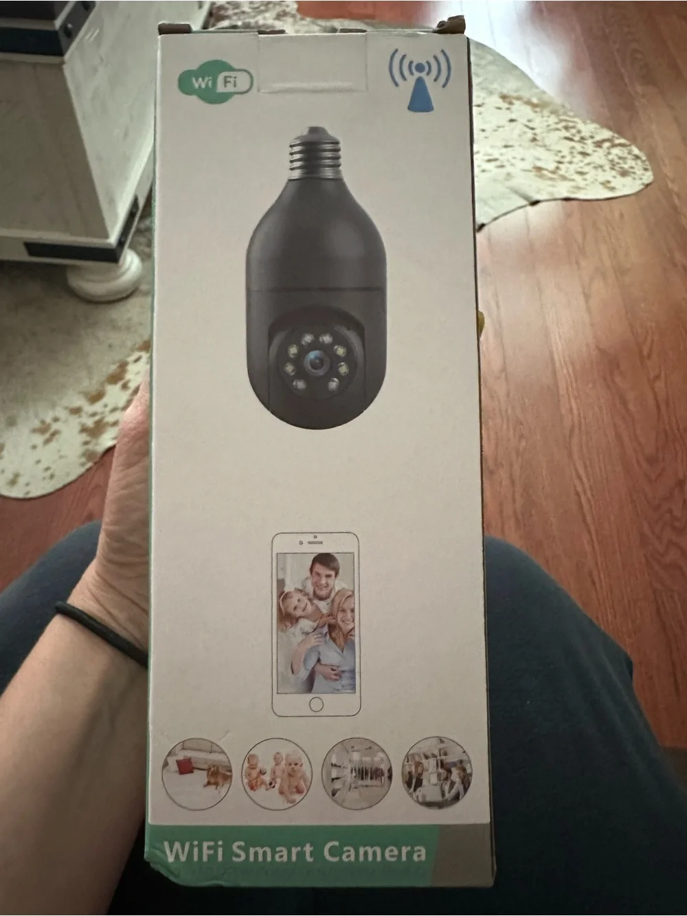 Source Unknown WiFi Smart Camera Bulb Style - Black
